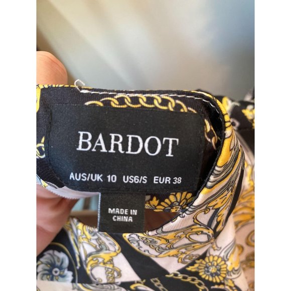 Bardot Scarf Print Shirt Mini Dress US 6/S - Picture 14 of 14